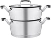 Stainless Steel Couscous Maker, Stone Interior, 6 L