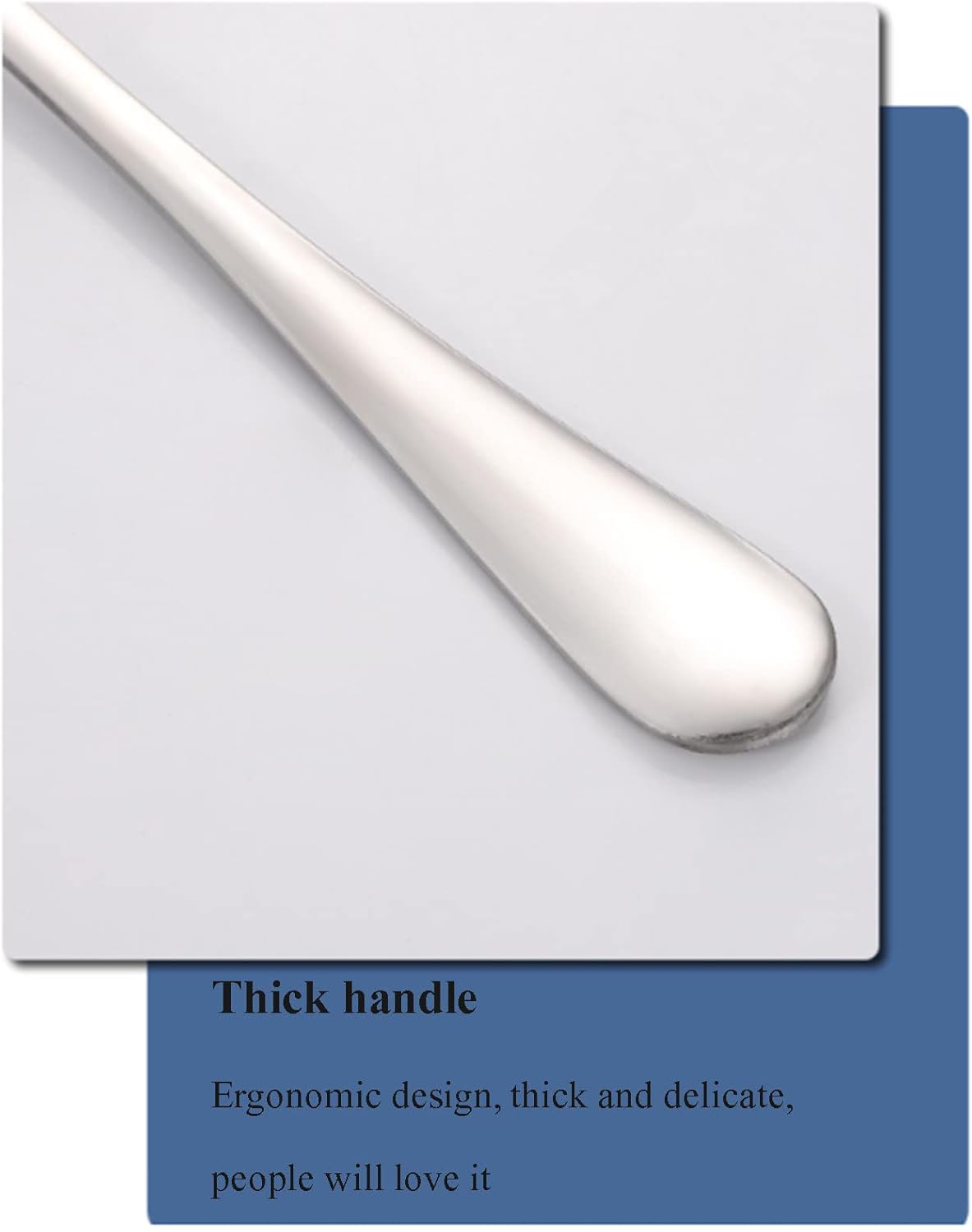 Set Couverts Inox 24 Pièces - Service de Table 6 Personnes Couteau Fourchette Cuillère