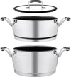 Stainless Steel Couscous Maker, Stone Interior, 6 L