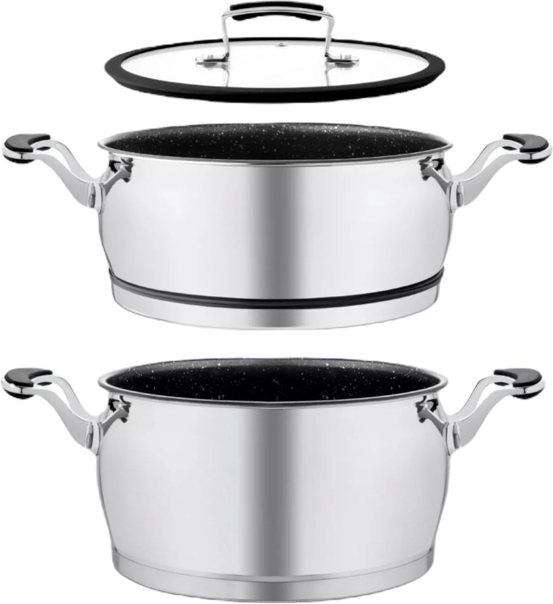 Stainless Steel Couscous Maker, Stone Interior, 6 L