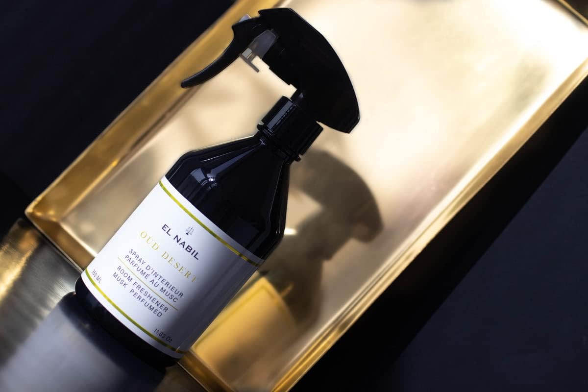 Spray Ambiance Oud Desert El Nabil 350ml - Parfum Maison Floral Boisé Musc