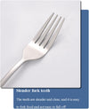 Set Couverts Inox 24 Pièces - Service de Table 6 Personnes Couteau Fourchette Cuillère