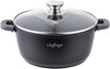 Casserole Cheffinger Aluminium Moulé 28cm - Induction - Revêtement Marbre 3 Couches