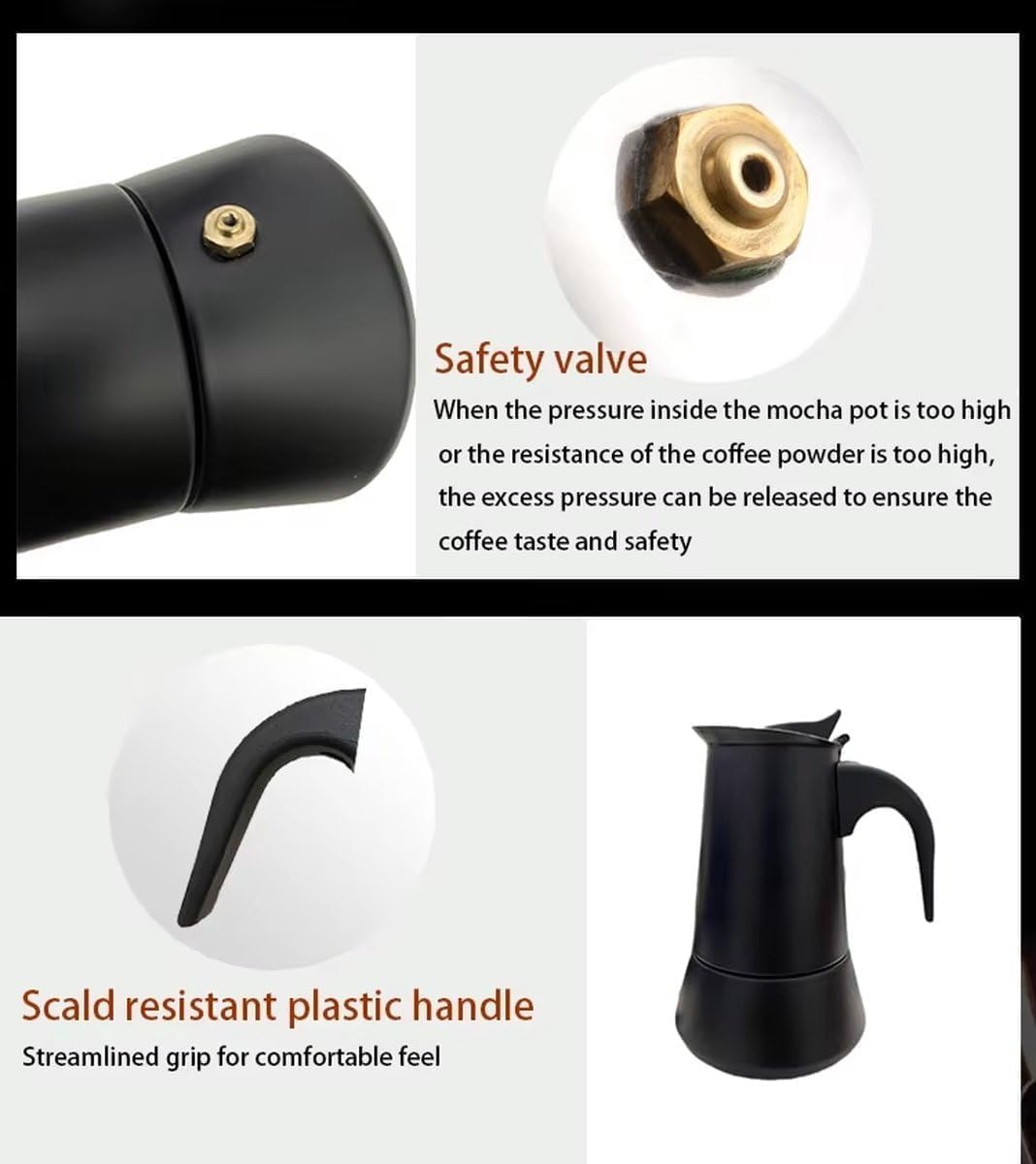 Cafetière Italienne Moka Royal Swiss 9 Tasses - Aluminium Noir - Induction