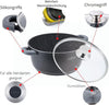 Cocotte Cheffinger 36cm 9,5L Aluminium Marbre - Induction Four 240°C