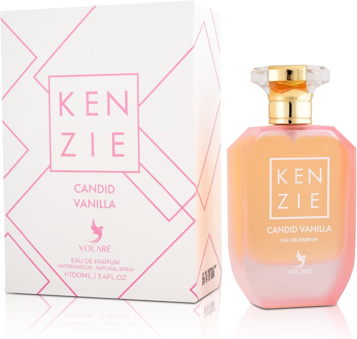 Parfum Candid Vanilla Kenzie Volaré 100ml - Eau de Parfum Vanille Crémeuse Femme