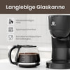 Cafetière Filtre SUPERLEX 1,25L 10 Tasses Noire - Arrêt Auto 600W Verseuse Verre