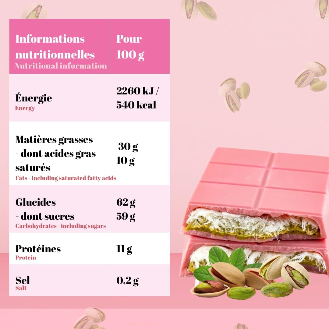 Chocolat Dubai RealMix 160g Rose - Pistache Angel Hair Barbe à Papa - Made in UAE