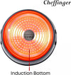Batterie Cuisine Cheffinger 10 Pièces Marbre - Induction Antiadhésif Sans PFOA