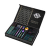 Set de Couverts 24 Pièces en Acier Inoxydable, Polissage Miroir, Service de Table Polyvalent pour Maison et Cuisine, Coffret Cadeau - Or