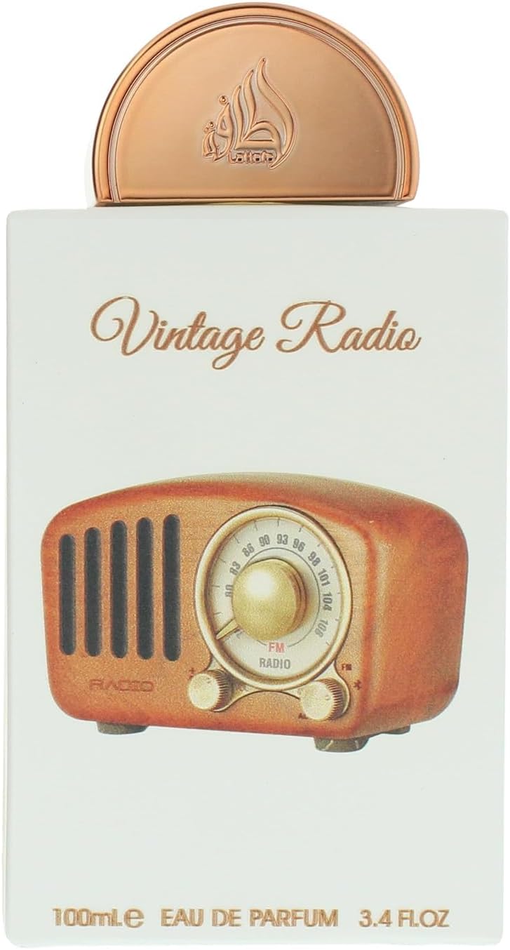 Parfum Vintage Radio Lattafa 100ml Mixte - Eau de Parfum Fraîs Nostalgique