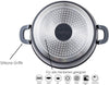 Casserole Cheffinger Aluminium Moulé 28cm - Induction - Revêtement Marbre 3 Couches