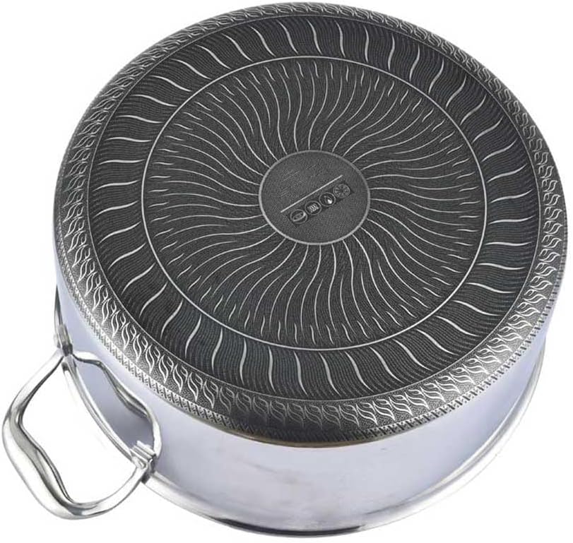 Casserole Cheffinger Acier Inoxydable 28cm - Revêtement Nid d'Abeille Induction