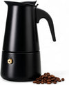Cafetière Moka Italienne Royal Swiss 4 Tasses Noire - Compatible Induction