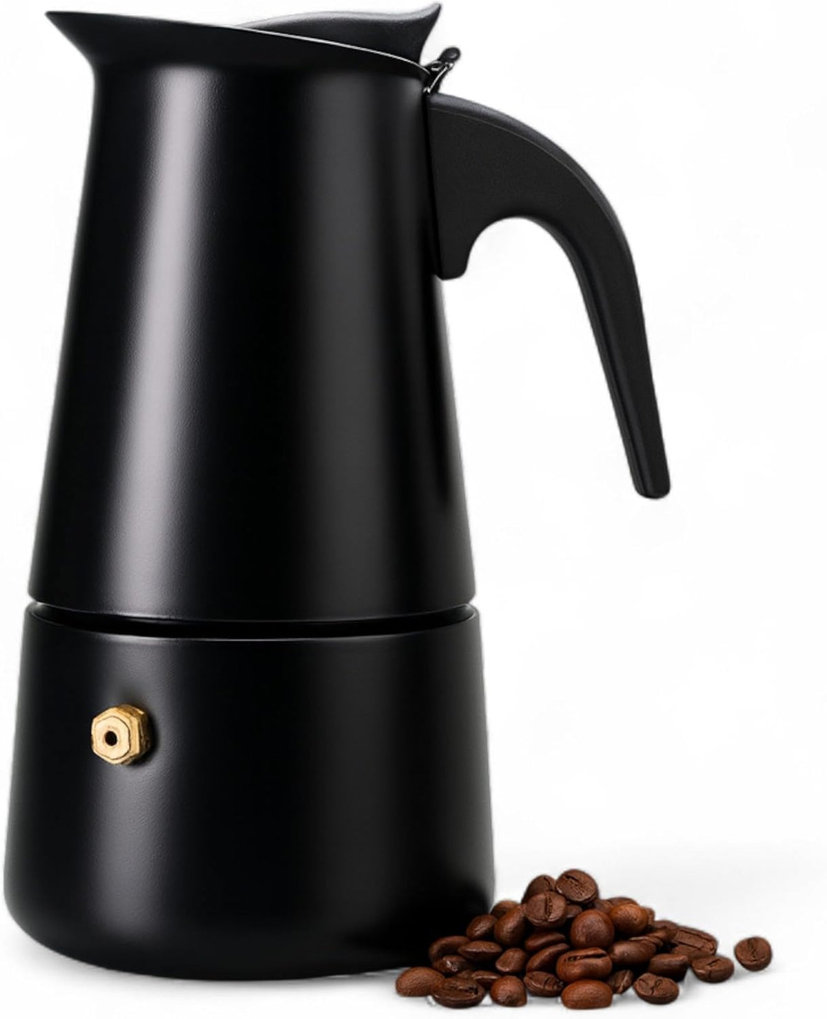 Cafetière Moka Italienne Royal Swiss 4 Tasses Noire - Compatible Induction