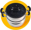Stainless Steel Couscous Maker, Stone Interior, 6 L