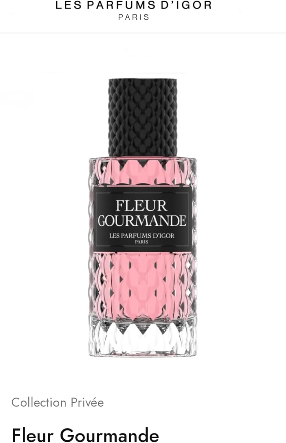 Fleur Gourmande Les Parfums D'Igor 50ml - Extrait Parfum Fruité Floral France