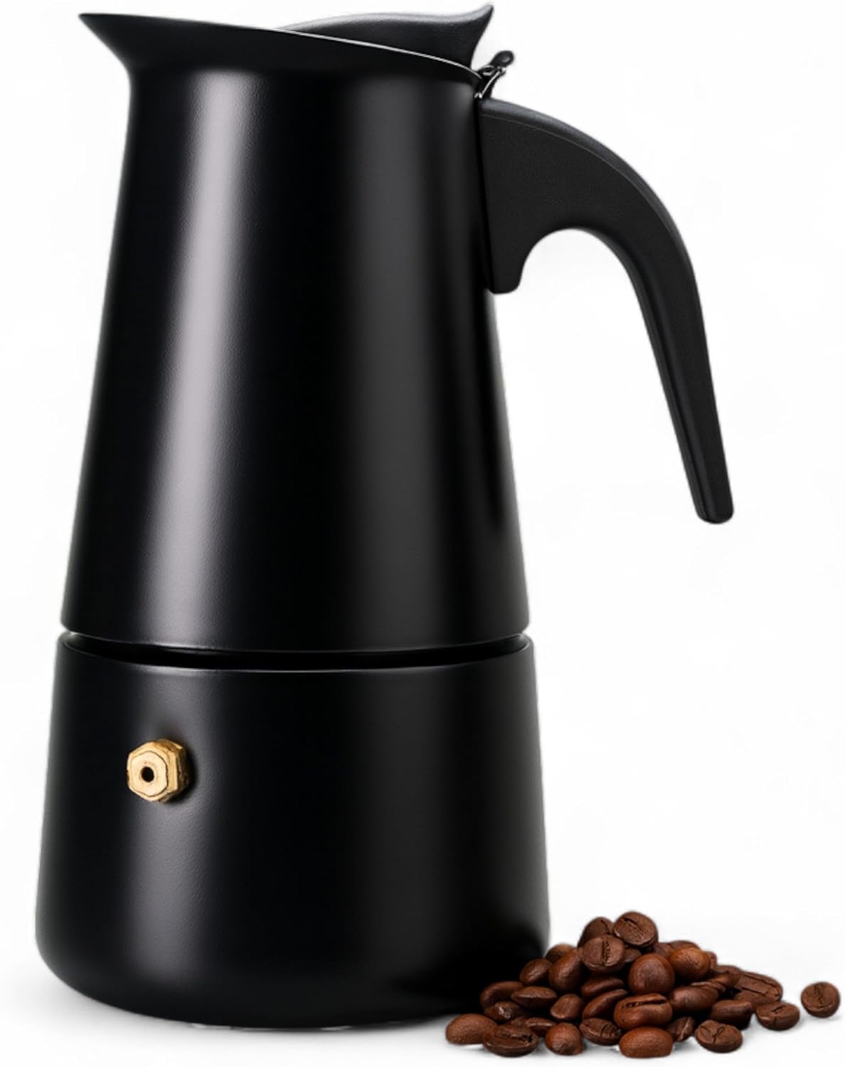 Cafetière Italienne Moka Royal Swiss 9 Tasses - Aluminium Noir - Induction