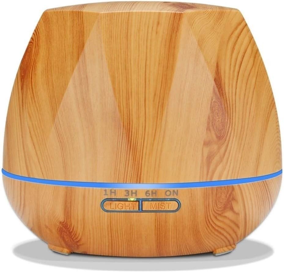 Humidificateur d'Air weiwei 500ML avec Télécommande, Diffuseur d'Huiles Essentielles, Brumisateur LED Aromathérapie (Couleur: Sans Télécommande Y Taille: AU)