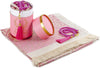 Tapis de Prière Musulman Rose avec Chapelet et Boîte Cadeau Élégante - Sajjadah Taffetas Doux 116x69cm
