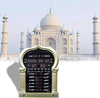 HARAMEEN Horloge Azan LED Mosquée avec Télécommande - 5 Prières Modifiables