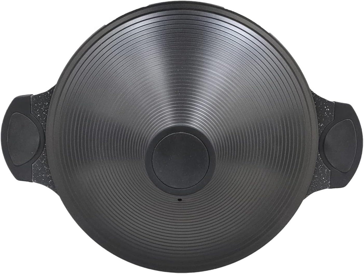 Tajine Cheffinger 28cm Aluminium Coulé Noir - Revêtement Marbre Induction