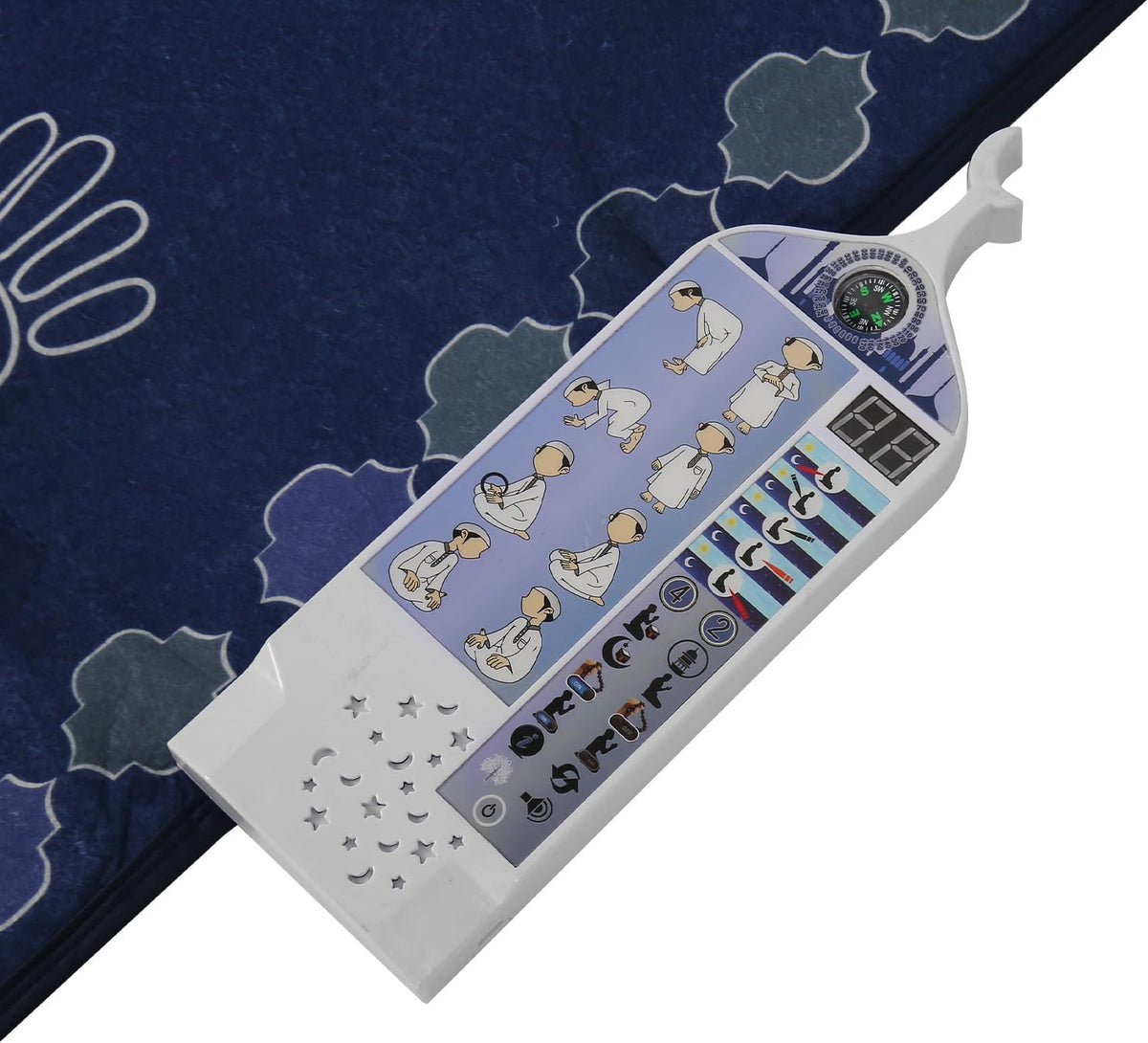 Tapis de Prière Électronique Musulman Omabeta pour Enfants, Éducation Musicale Précoce, Haute Précision Intelligent 60 x 100 cm pour Maison pour Garçons