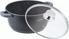 Cocotte Cheffinger Aluminium Moulé 24cm - Induction - Revêtement Marbre 3 Couches