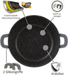 Marmite 40cm 4BIG.fun 18L Aluminium Coulé - Revêtement Marbre Antiadhésif Induction