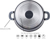 Cocotte Cheffinger Aluminium Moulé 24cm - Induction - Revêtement Marbre 3 Couches
