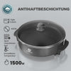 Poêle Électrique Multifonction CHEFFINGER PZP42 1500W - 5 Températures Antiadhésif