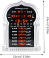 Horloge Murale Islamique LED Automatique - Réveil Prière Azan 1150 Villes