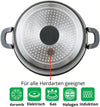 Marmite 40cm 4BIG.fun 18L Aluminium Coulé - Revêtement Marbre Antiadhésif Induction