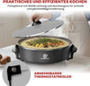 Poêle Électrique Multifonction CHEFFINGER PZP42 1500W - 5 Températures Antiadhésif