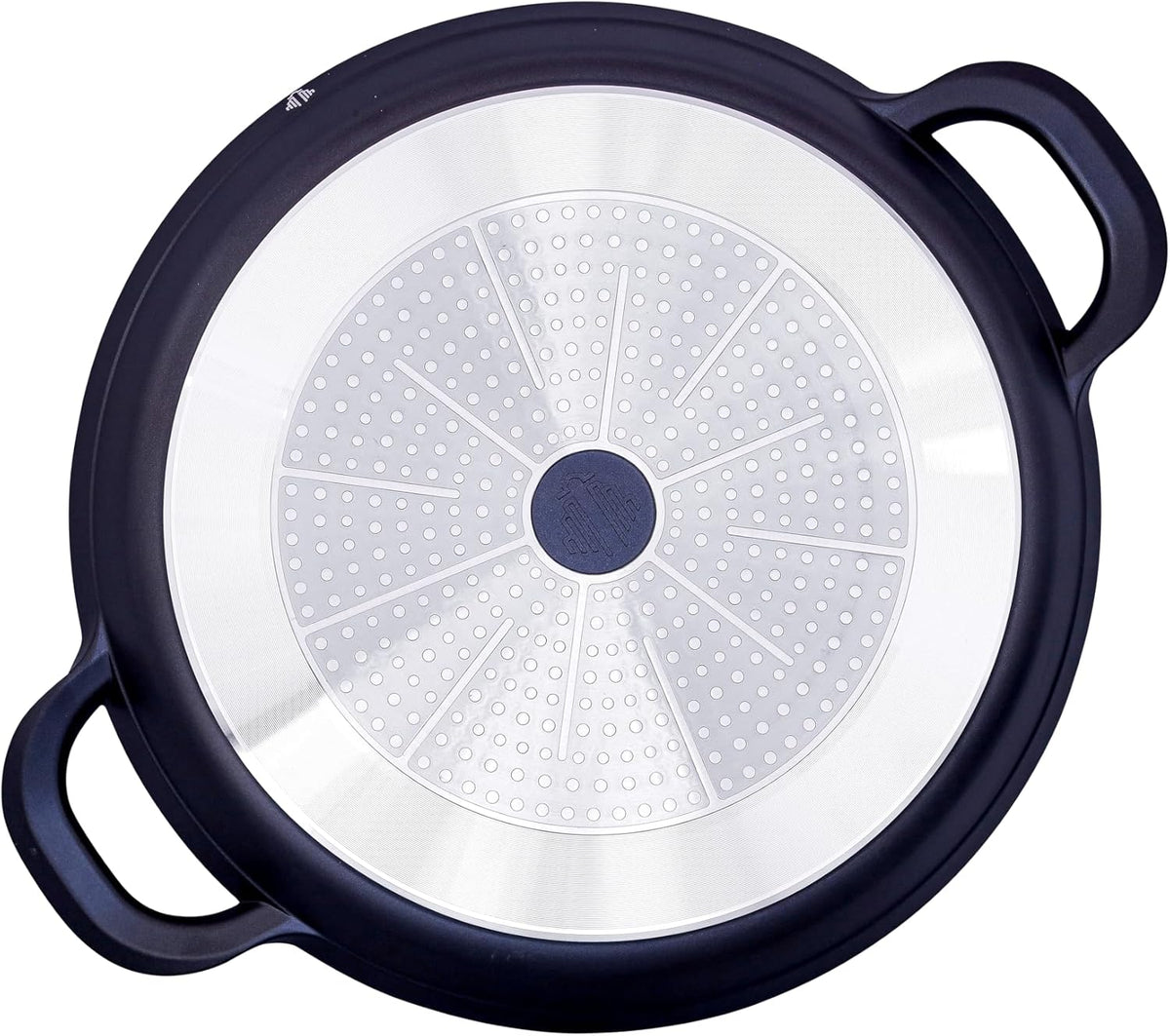 Poêle à Paella INTIGNIS 40cm Professionnelle - Aluminium Revêtement Marbre Induction