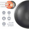 Casserole CHEFFINGER 24cm 2,2L Acier Inoxydable - Structure Nid d'Abeille Antiadhésif Induction