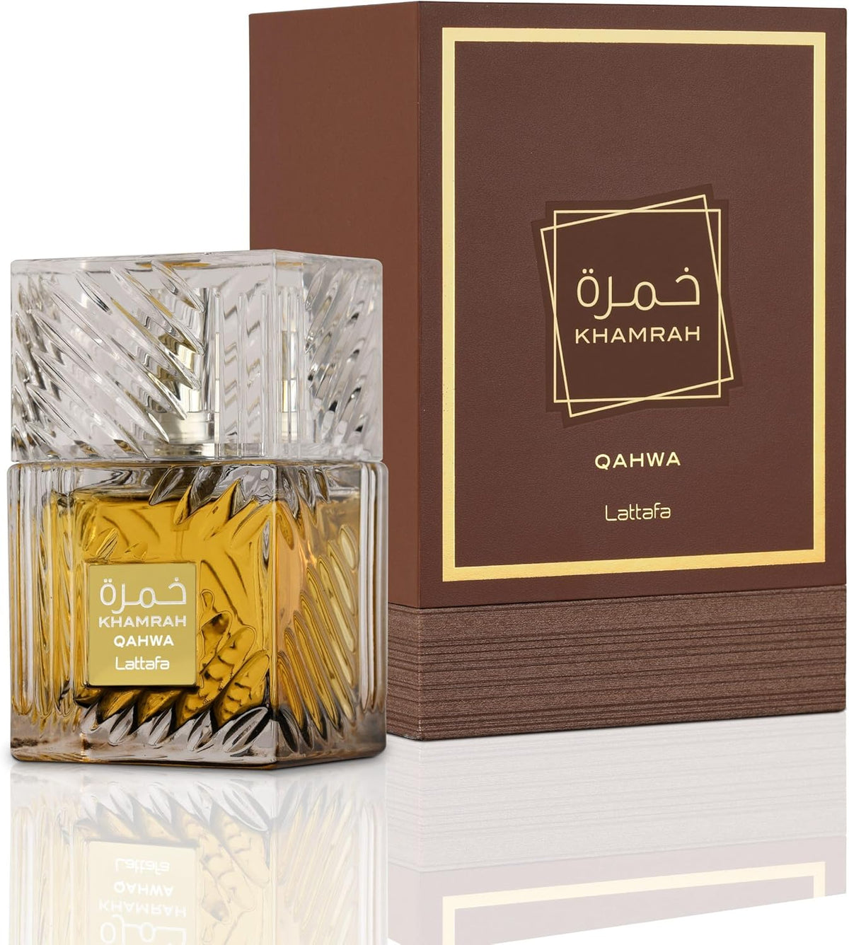 Parfum Khamrah Qahwa Lattafa 100ml - Eau de Parfum Aromatique Café Mixte