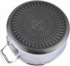 Casserole CHEFFINGER 24cm 2,2L Acier Inoxydable - Structure Nid d'Abeille Antiadhésif Induction