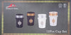 Set de 12 Verres à Thé Marocains Noir et Cuivre - Style Oriental Traditionnel