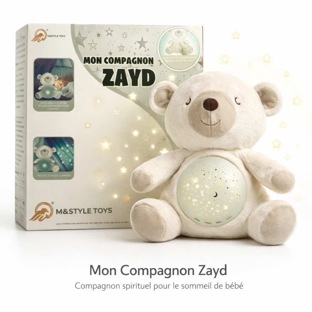 Mon Compagnon Zayd - Peluche Musicale Islamique pour Bébé