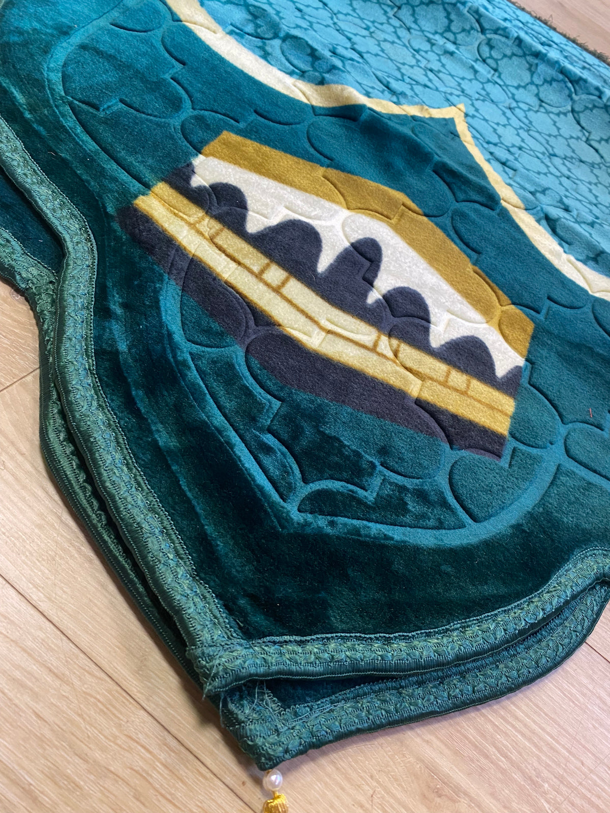 TAPIS DE PRIERE MOTIF KAABA
