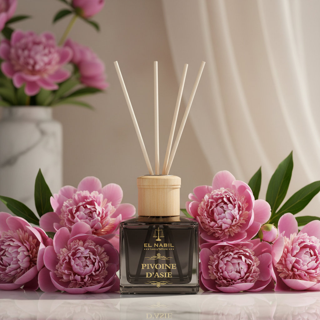 Diffuseur Capilla Pivoine d'Asie El Nabil 150ml - Fragrance Florale Douce