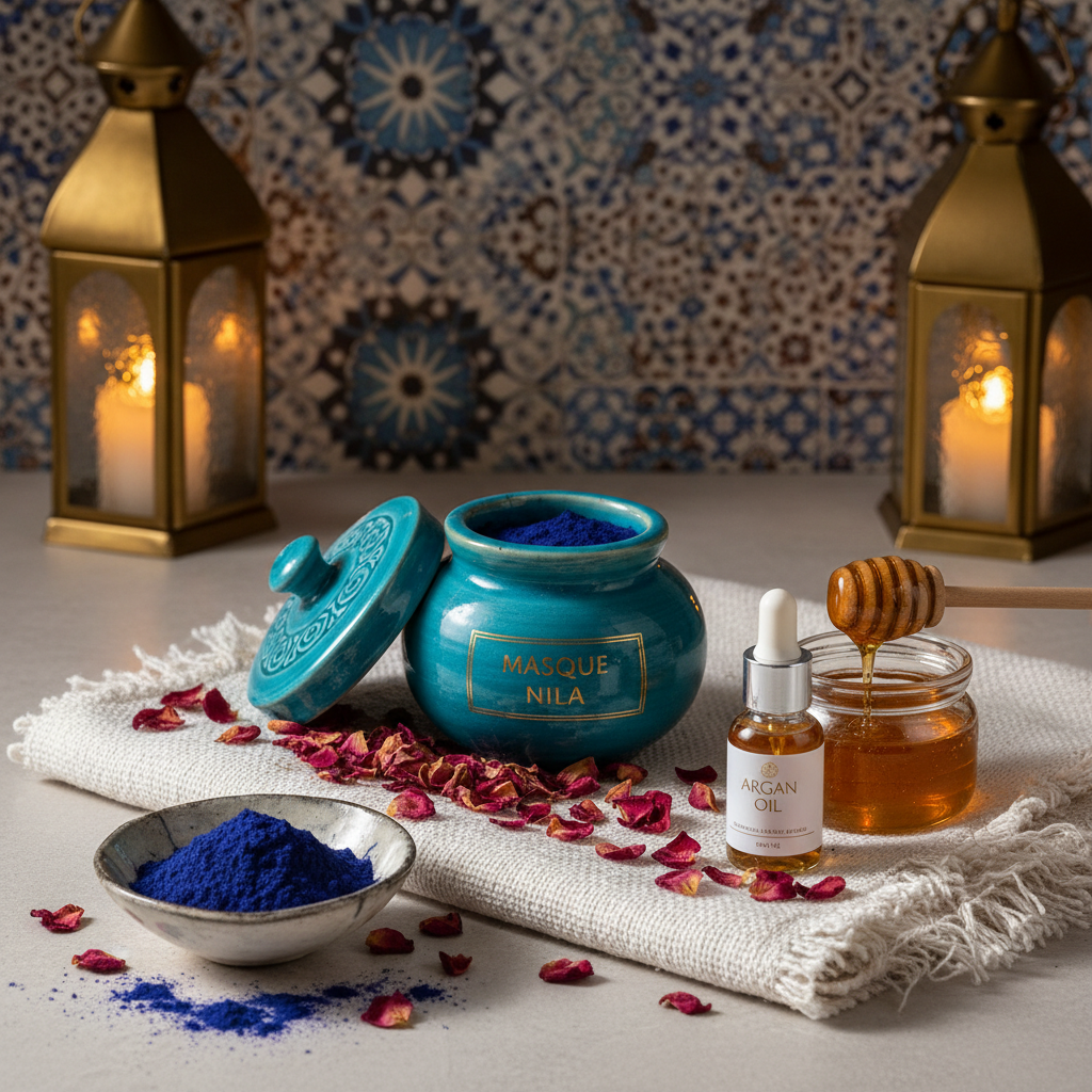 Masque Visage Nila – Arti’Cosmétique | Huile d’Argan Bio, Miel & Argile Blanche