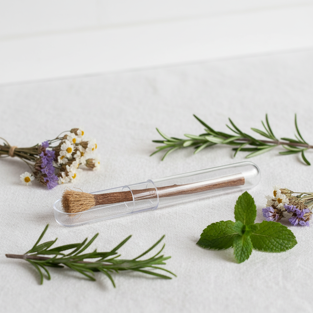Siwak Naturel Sewal Haleemi – Bâton de Miswak avec Étui de Voyage