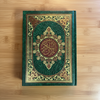 Le Noble Coran - Édition Prestige Bleu Marine Doré et Vert - Calligraphie Arabe