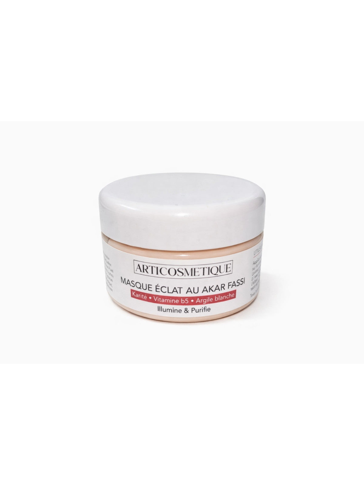 Masque Éclat Akar Fassi – Arti’Cosmétique | Karité, Vitamine B5 & Argile Blanche