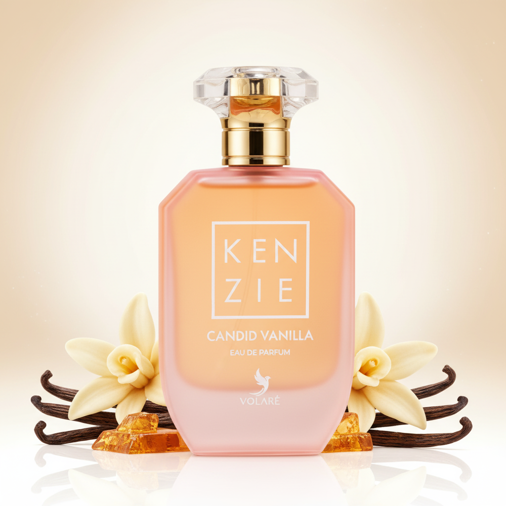 Parfum Candid Vanilla Kenzie Volaré 100ml - Eau de Parfum Vanille Crémeuse Femme