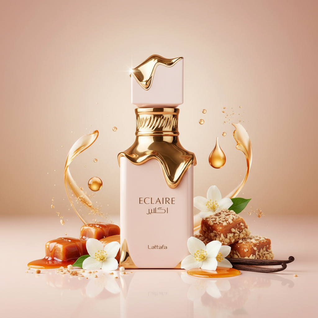 Parfum Eclaire Lattafa 100ml Femme - Eau de Parfum Gourmand Floral Sucré