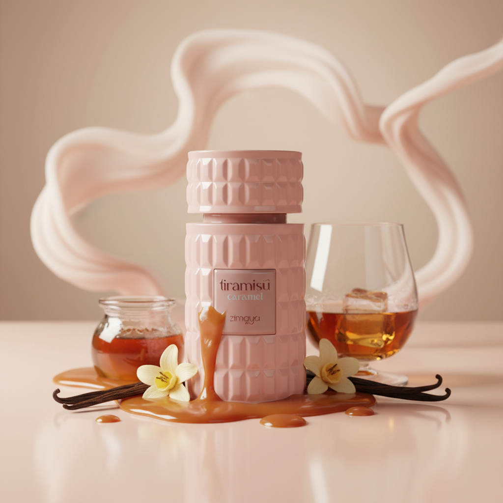 Parfum Tiramisu Caramel Zimaya 100ml - Eau de Parfum Gourmand Vanille Mixte
