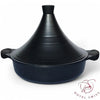 Royal Swiss Tajine Marocaine 32 cm en Aluminium – Compatible Tous Feux Dont Induction – Revêtement Antiadhésif – Couvercle Conique – Couleur Rose Gold